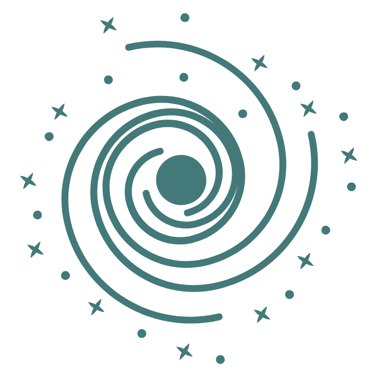 Mind & Flow Space - Logo tuerkis